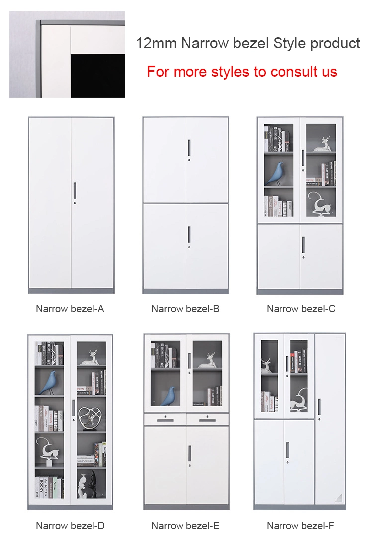 Chinese Wholesale Cheap Two Doors Steel Cupboards Storage Cabinet Metal Filing Cabinet