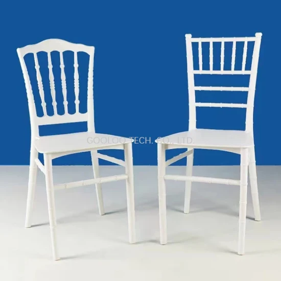 Легко настраиваемые стулья Tiffany Chiavari из полипропиленового пластика для свадебных мероприятий