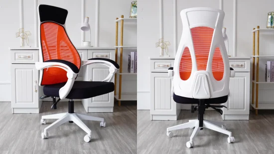 Новое поступление, поворотное эргономичное компьютерное кресло в современном стиле с подголовником и высокой спинкой, удобное сетчатое офисное кресло для руководителя
