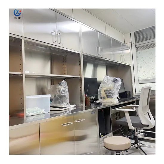 Лабораторный стол полностью из нержавеющей стали для больниц.